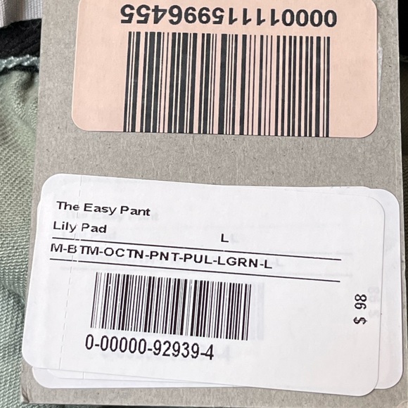 Everlane The Easy Pant Straight Leg Jeans Lily Pad Green Size Medium 34/36 - Picture 6 of 9